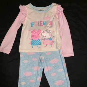 Peppa pig pajamas